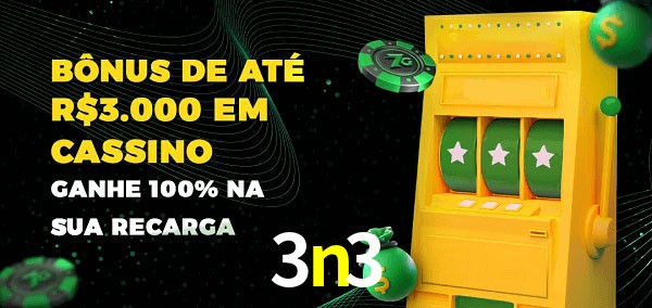 3n3 melhor bônus de depósito
